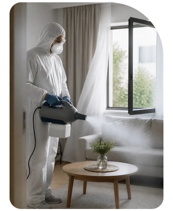 Дезодорация дома под ключ в Карпинске по цене от 5493 р. | Сенат-Кпн